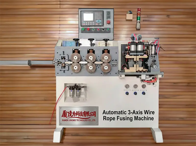 Macchina Automatica a 3 Assi per la Fusione di Funi Metalliche WPM-80SF