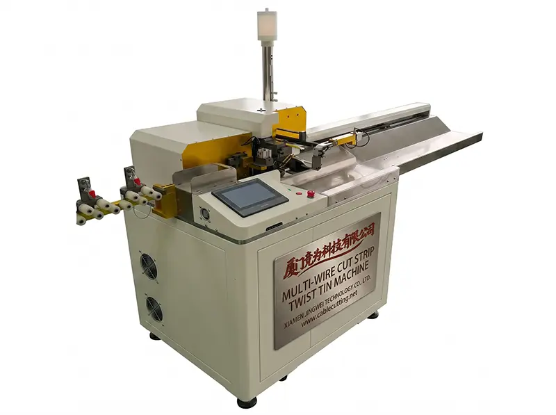 Macchina Automatica Multifilo WPM-SZ-02: Taglio, Spelatura, Torsione e Stagnatura
