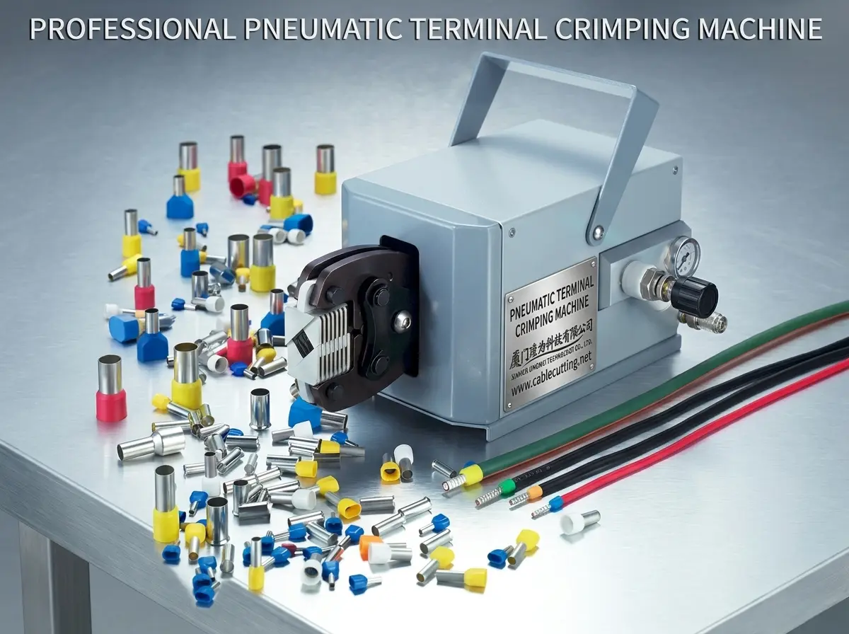 Crimpatrice Pneumatica per Terminali WPM-120Y – Soluzione Professionale per Cablaggi Industriali