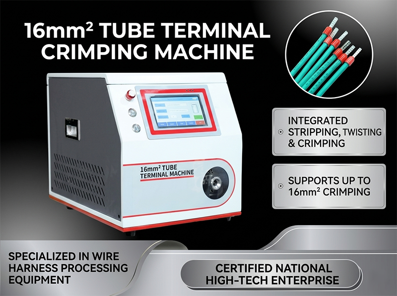 Macchina automatica WPM-5-40 per spellatura e crimpatura di cavi pre-isolati