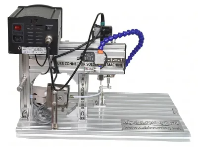 Saldatrice Semiautomatica per Cavi USB e Connettori 205H - Saldatrice automatica