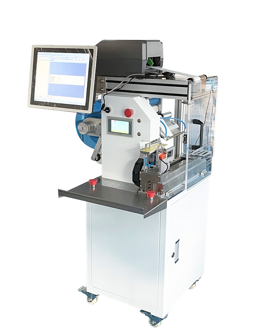 Macchina Semi-Automatica per Piegatura ed Etichettatura del Filo JW-T107 Thumb