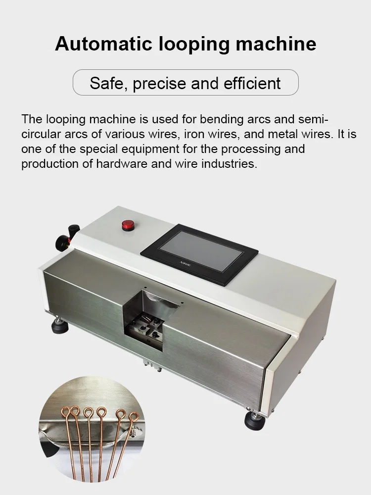 Metal Wires Loop Machine, Hook Loop Machine, Arcs Bending Machine Macchina ad anello per fili metallici, macchina per anelli a gancio, piegatrice ad archi