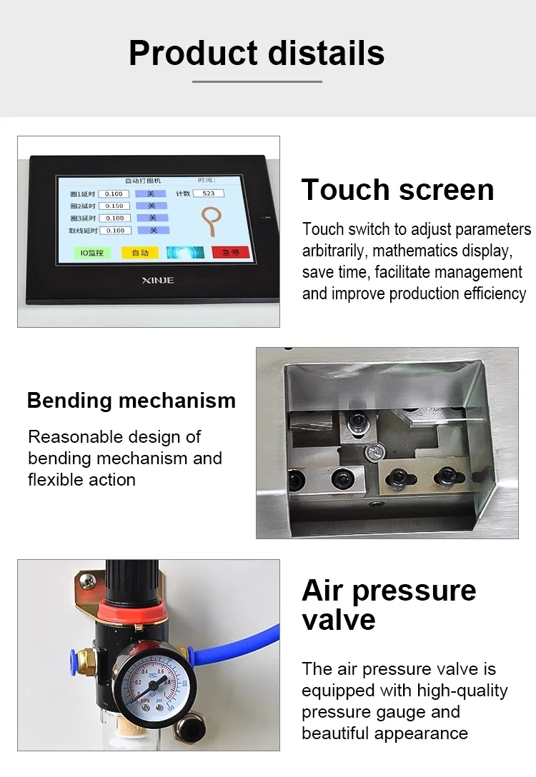 Metal Wires Loop Machine, Hook Loop Machine, Arcs Bending Machine Metal Wires Loop Machine, Hook Loop Machine, Arcs Bending Machine