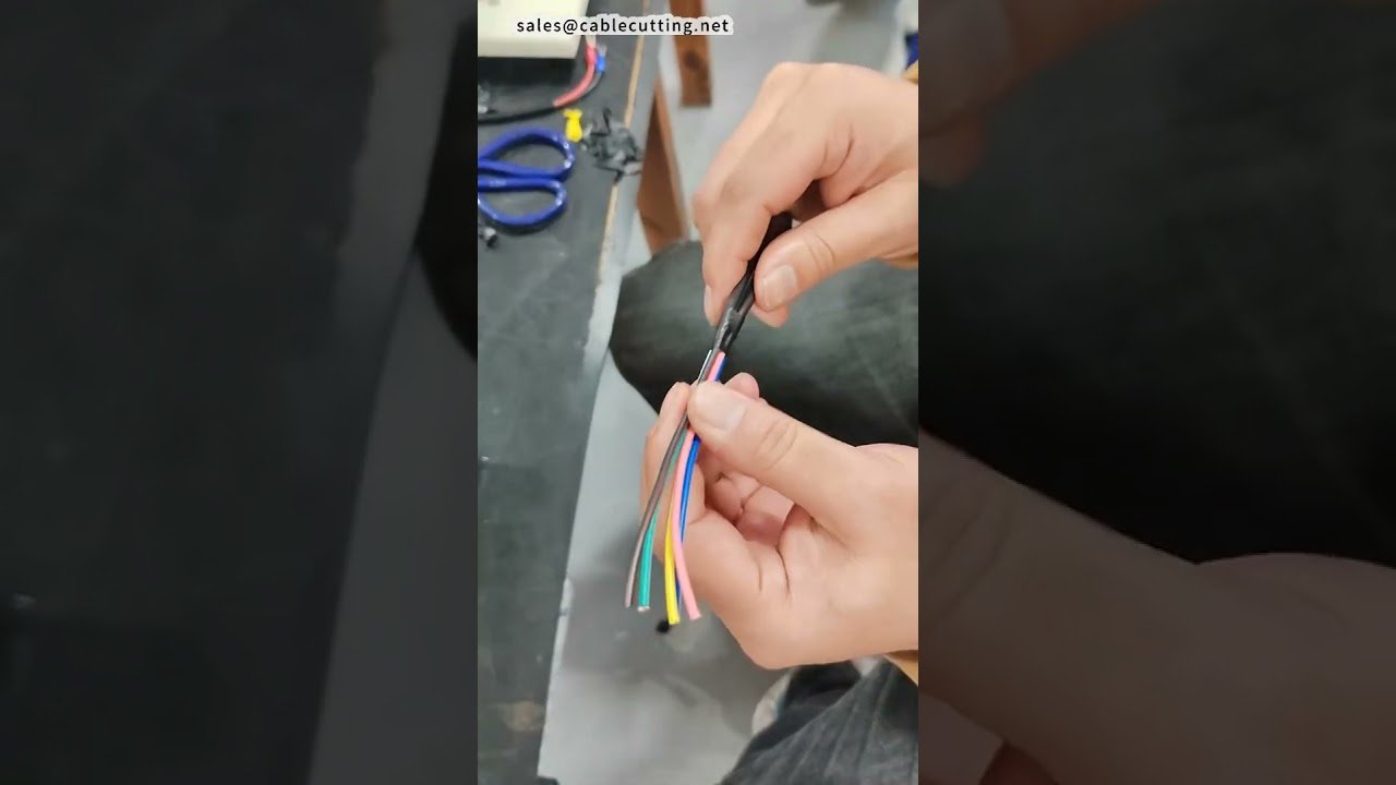Macchina per avvolgere nastro a punti a spinta | Attrezzatura per cablaggi #fabbrica #macchina