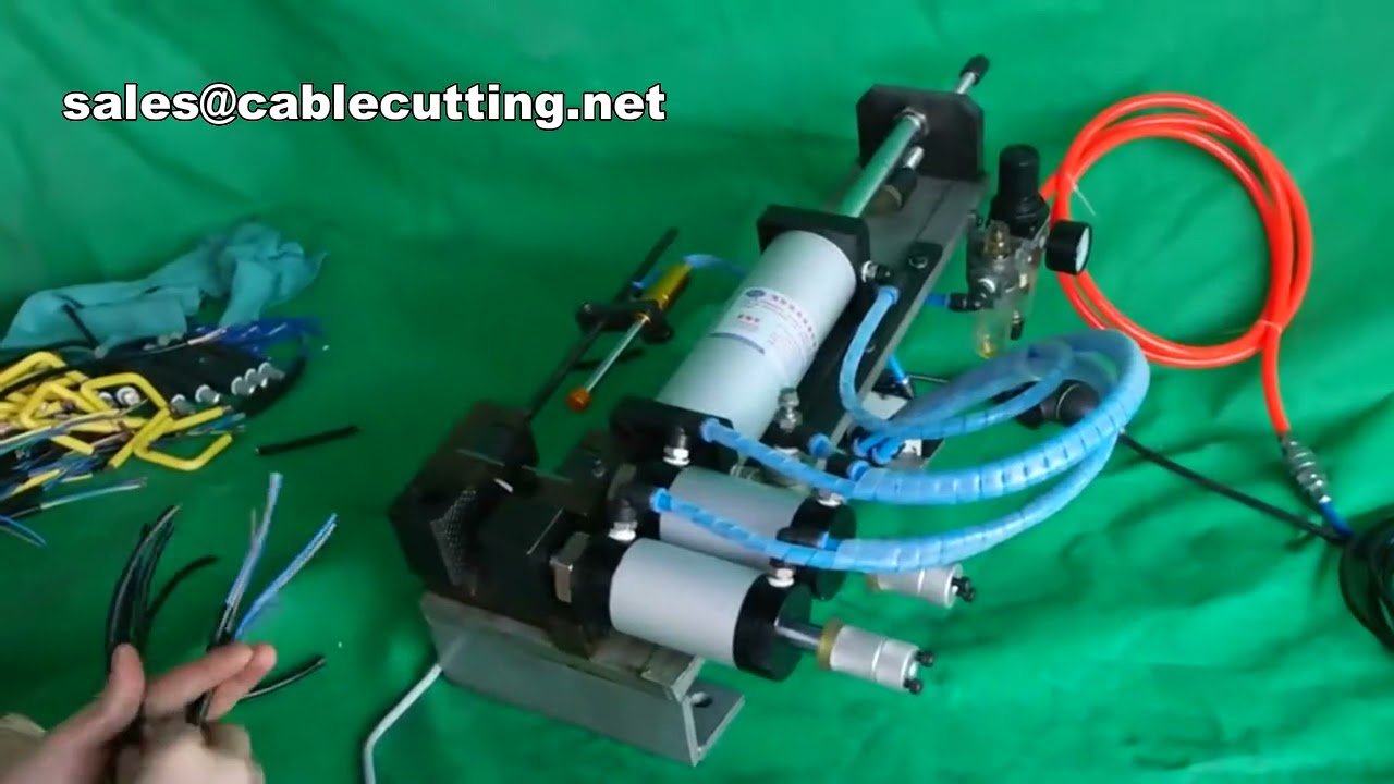 Macchina spellafili pneumatica JG 310 per rame – Spelacavi a gas/elettrico per automazione industriale