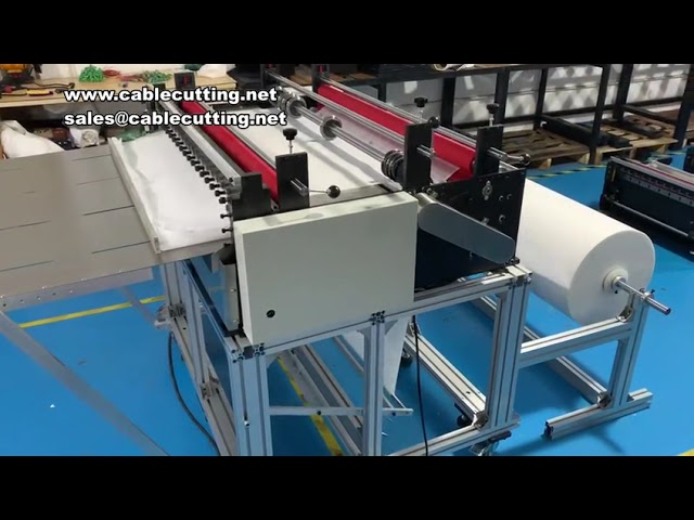 Macchina tagliatrice per rotoli PVC e carta: taglio longitudinale e trasversale ad alta efficienza