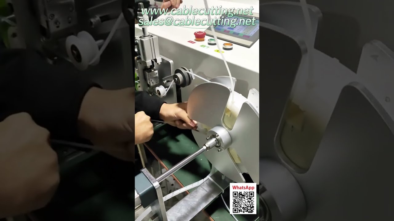 Macchina Avvolgitrice di Precisione per Cavi Piatti: Dosatura, Traslazione e Avvolgimento Automatici