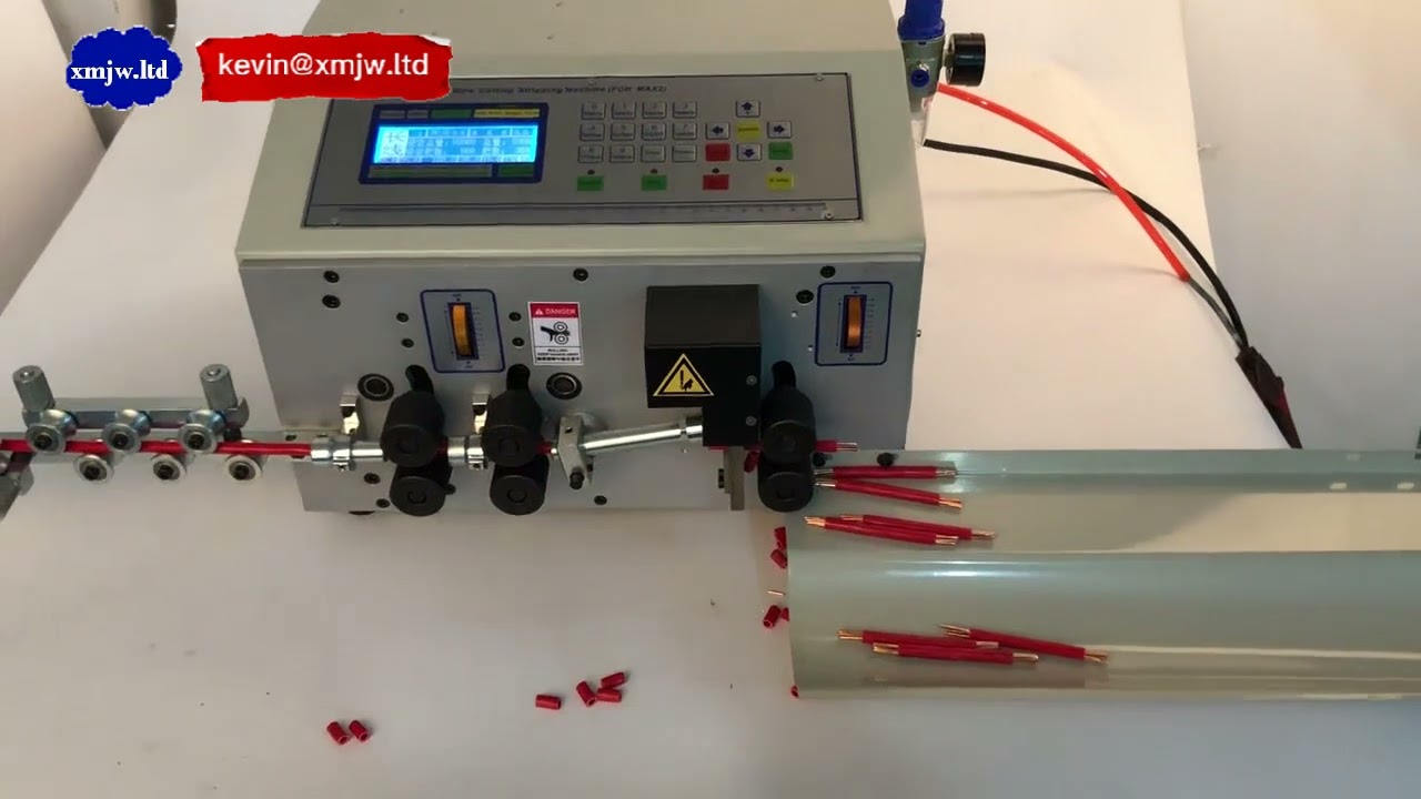 Macchina Automatica Industriale per Taglio e Pelatura di Cavi Multipolari