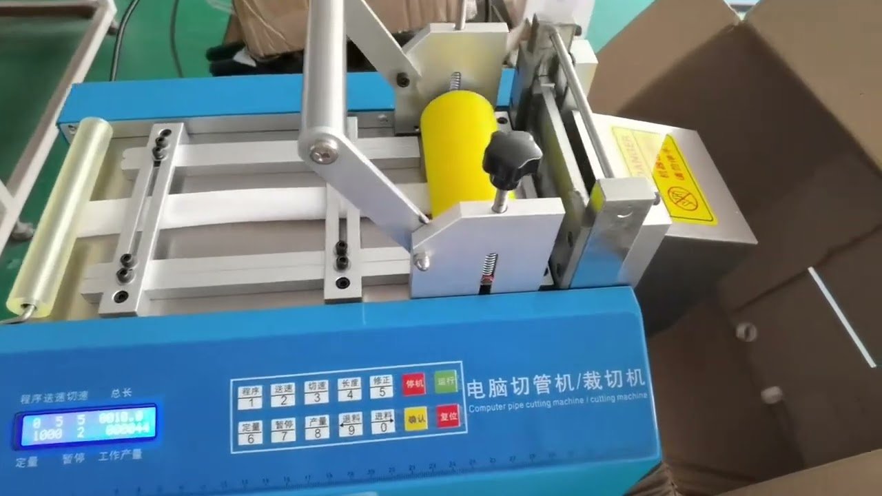 Macchina tagliatubi automatica per tubi in silicone morbido - Lunghezza regolabile [Video reale]