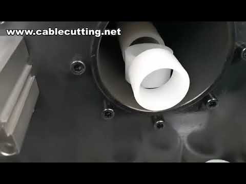 Macchina per taglio tubi PVC | Taglio automatico tubi plastica | Macchina industriale