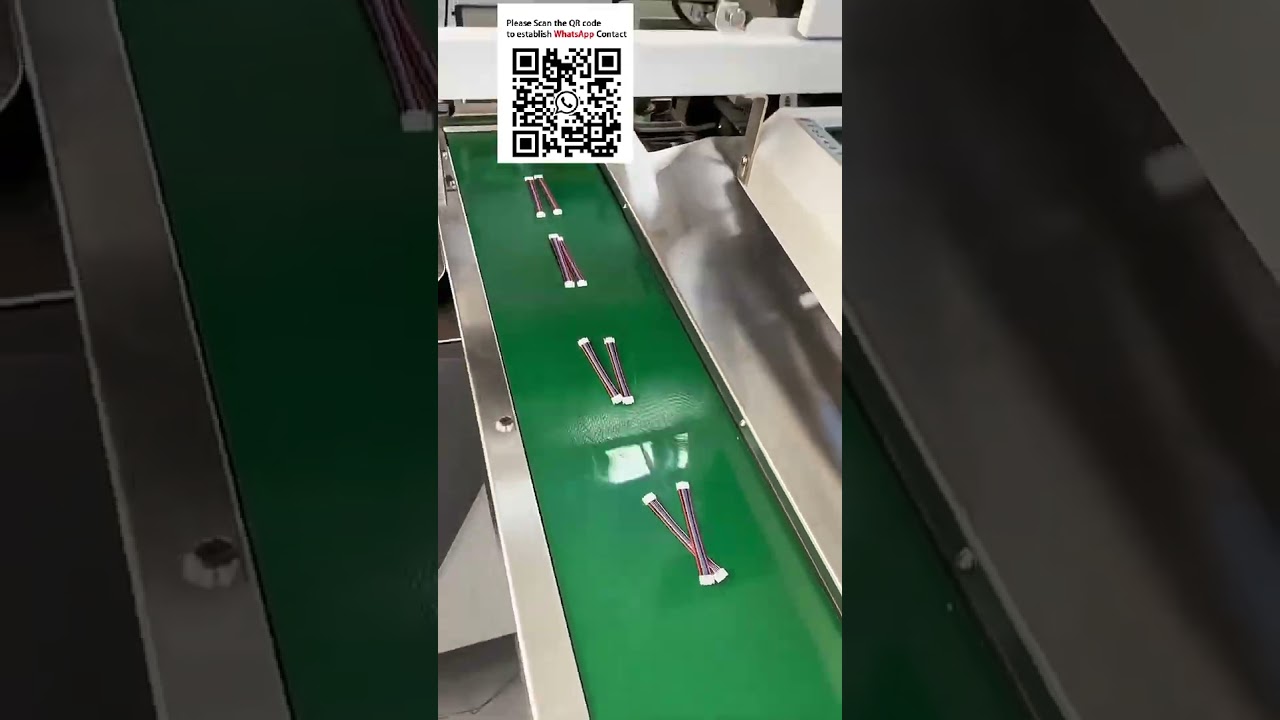 Macchina Automatica per Inserimento Connettori Doppia Estremità per Cavi a Nastro e Cablaggio #EV