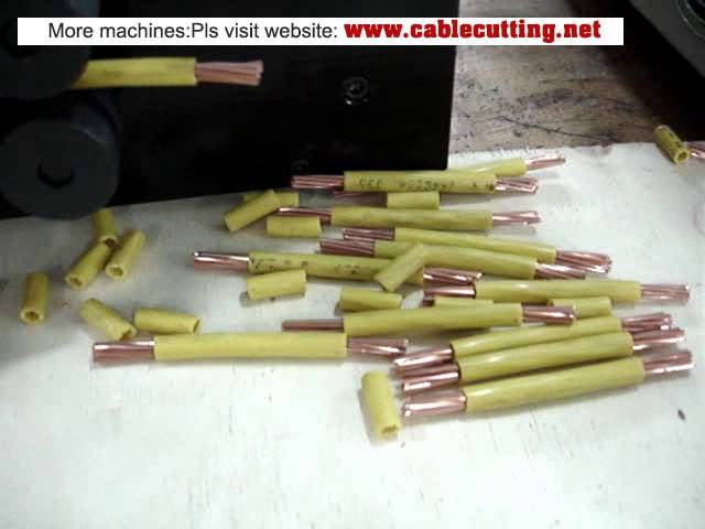 Macchina spelacavi e tagliafili WPM-09K per cavi a 7 conduttori da 16 mm²