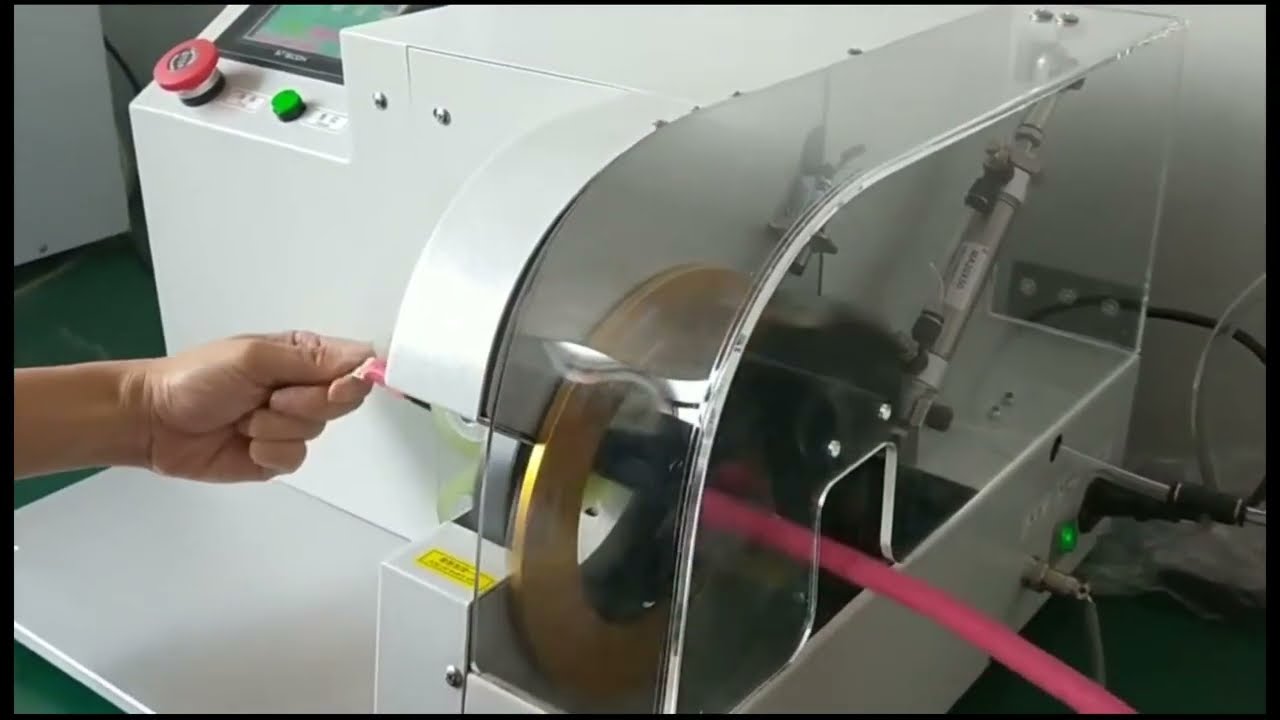 Avvolgitrice Automatica Portatile per Fasci di Cavi – Macchina per Nastrare Cavi Elettrici