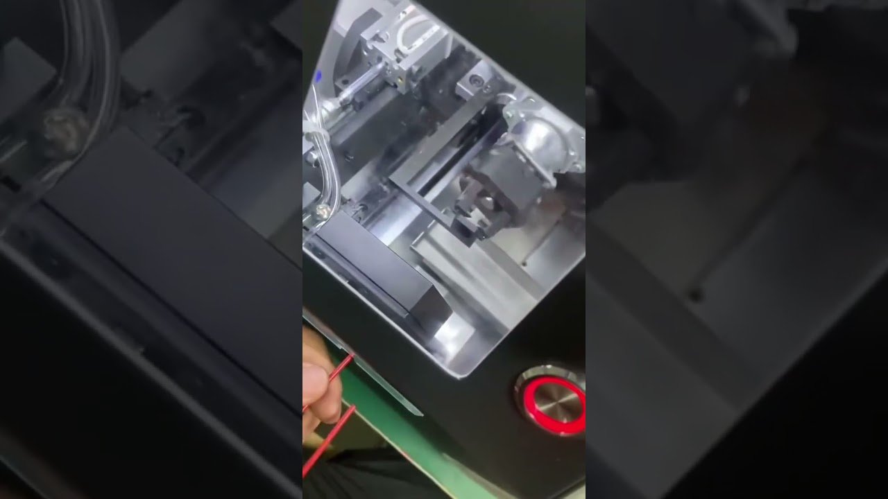 Ottimizza la produzione: Macchina per terminali tubolari e spelafili automatica #macchina #spelafili #fabbrica #utensili
