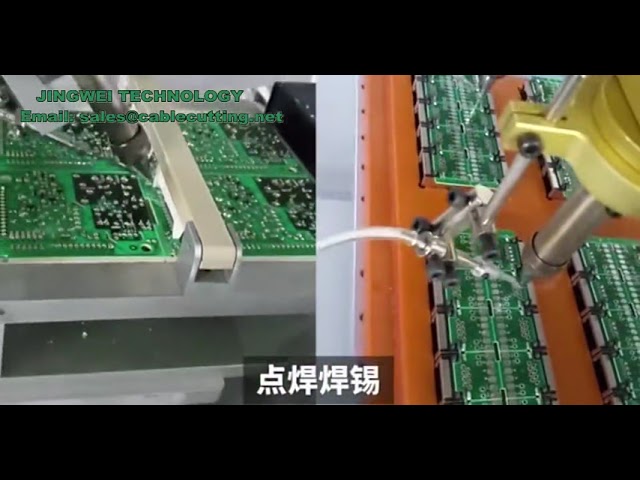 Macchina per saldatura automatica PCB a punti con alimentazione stagno automatica