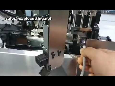 Macchina per spelatura e crimpatura cavi elettrici a doppia funzione - Pressa terminali automatica