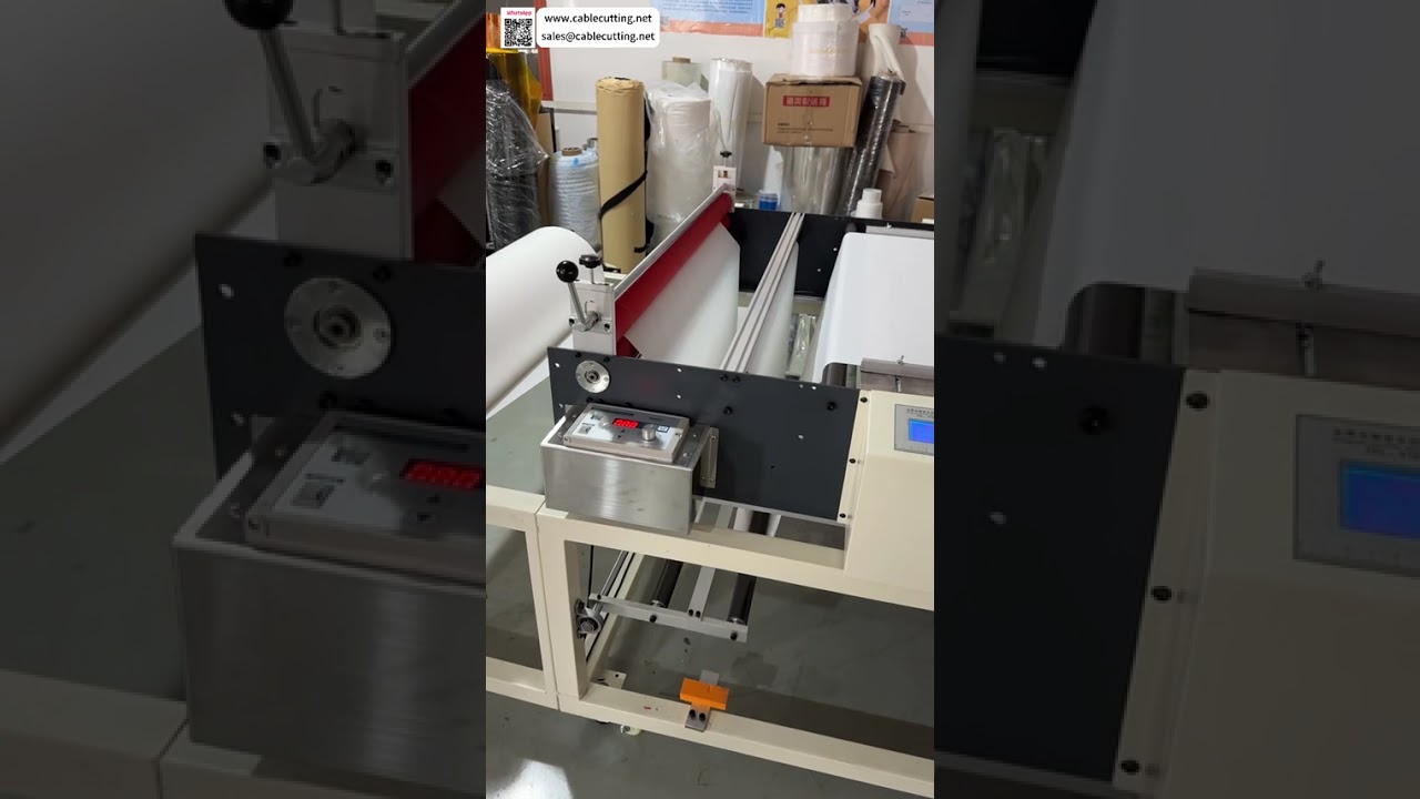 Taglierina Premium da Rotolo a Foglio per Carta, Film Plastico e Tessuto Non Tessuto - Configurazione di Produzione