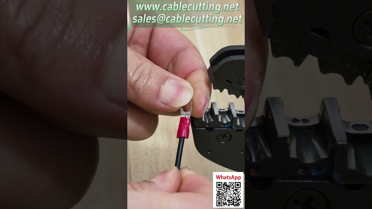 Macchina Crimpatura Terminali Elettrica | Cambio Stampi Rapido | Plug-and-Play con Contapezzi #Automazione