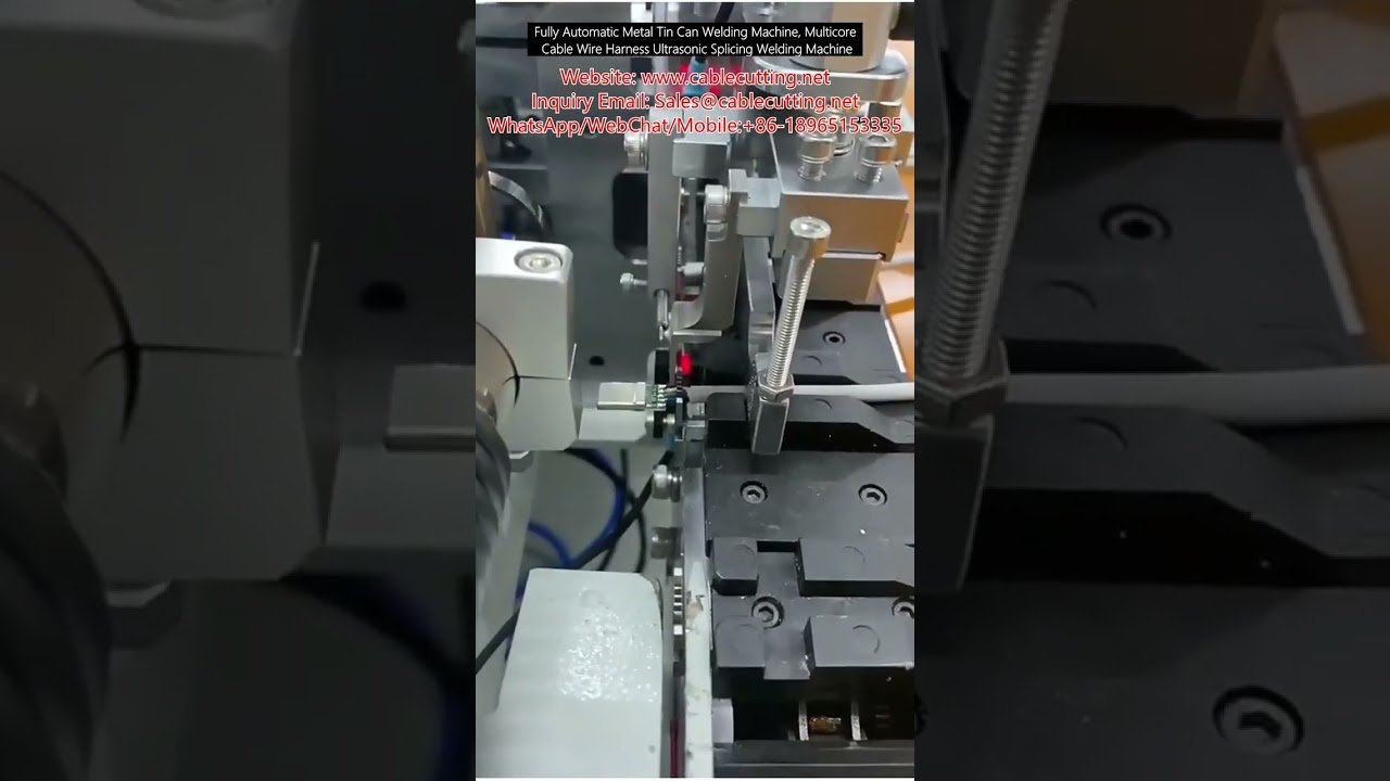 Saldatrice automatica per barattoli metallici e giunzione ultrasonica per cablaggi multicore