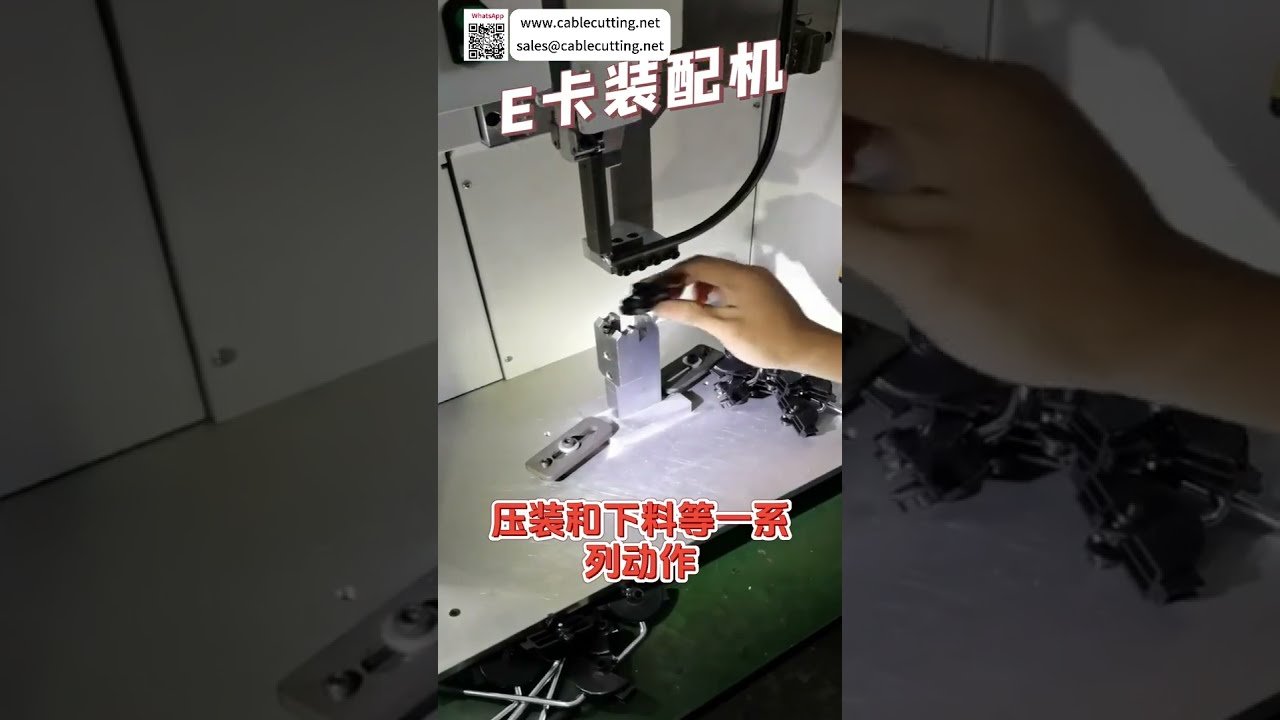 Macchina automatica per assemblaggio anelli E su barre tonde – Sistema non metallico ad alta precisione