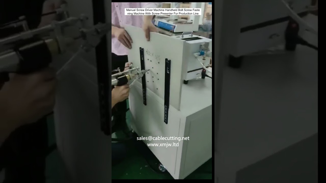 Macchina Avvitatrice Manuale Portatile con Presentatore di Viti per Serraggio Bulloni e Viti Industriali