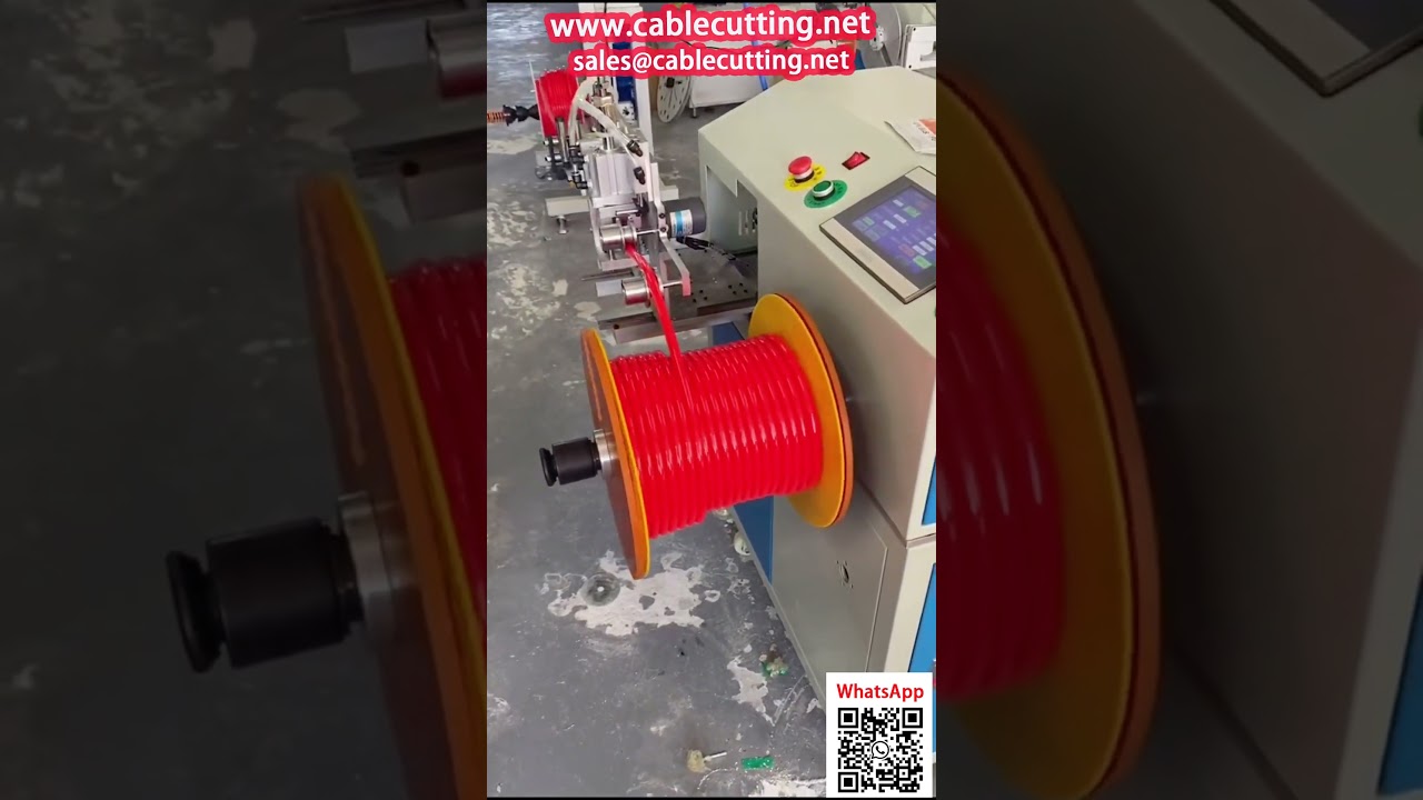 Avvolgitore di precisione per tubi pneumatici, flessibili e cavi: avvolgimento automatico ad alta velocità