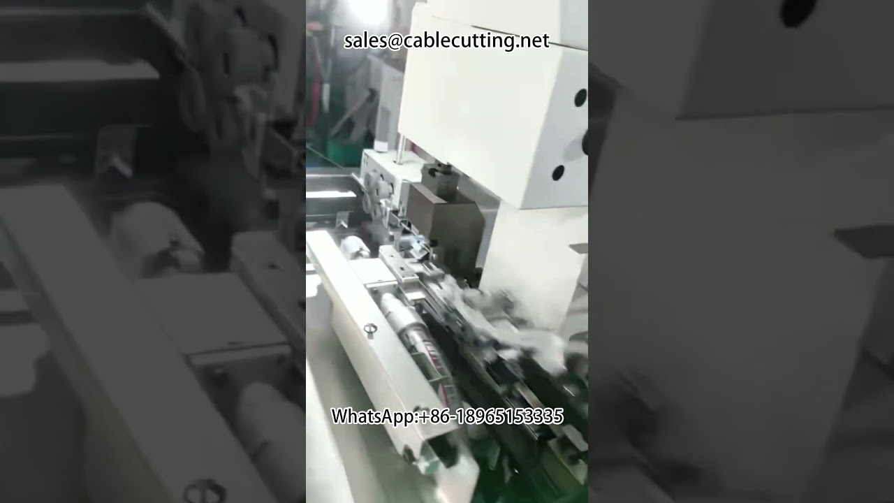Crimpatrice automatica a doppia testa per terminali tubolari a grana grossa