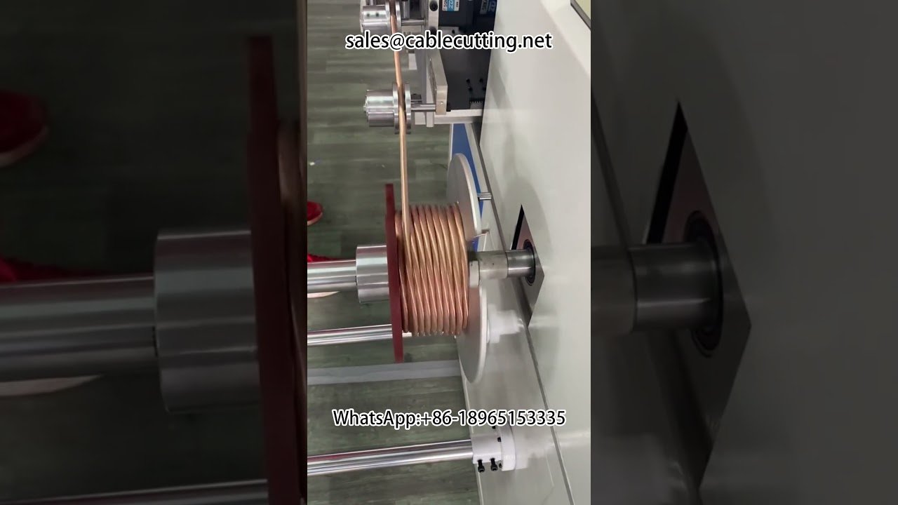 Macchina avvolgitrice automatica per filo con conteggio e sistemazione: da grandi bobine a piccoli rocchetti