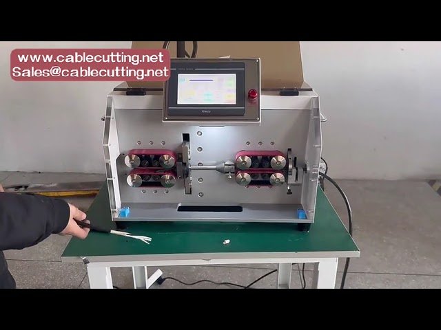 Macchina per taglio e spelatura fili rame per cablaggi | Spelafili e pelacavi automatici