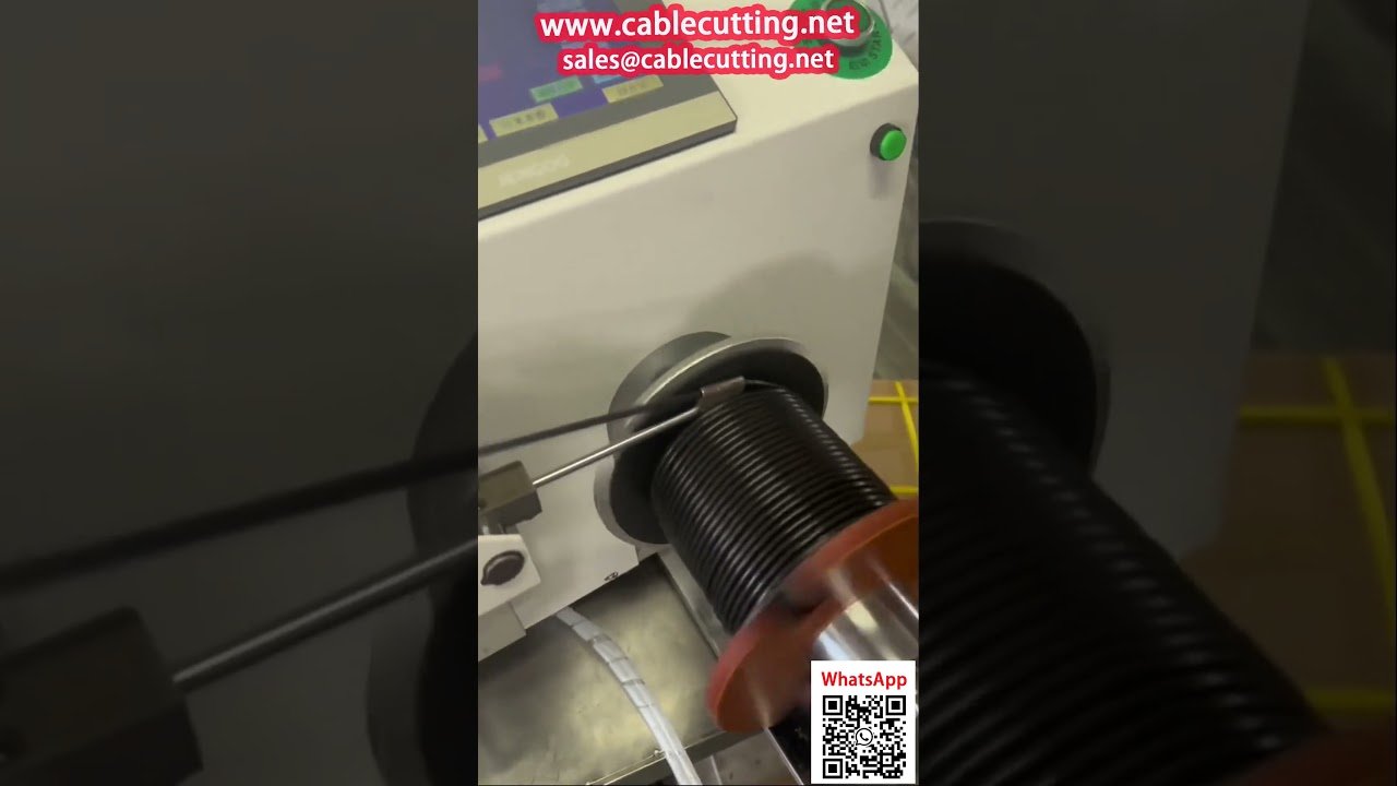 Riavvolgitore di precisione per filo saldatura PVC con contatore integrato