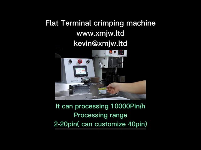 Crimpatrice automatica per terminali piatti – Alta precisione e affidabilità