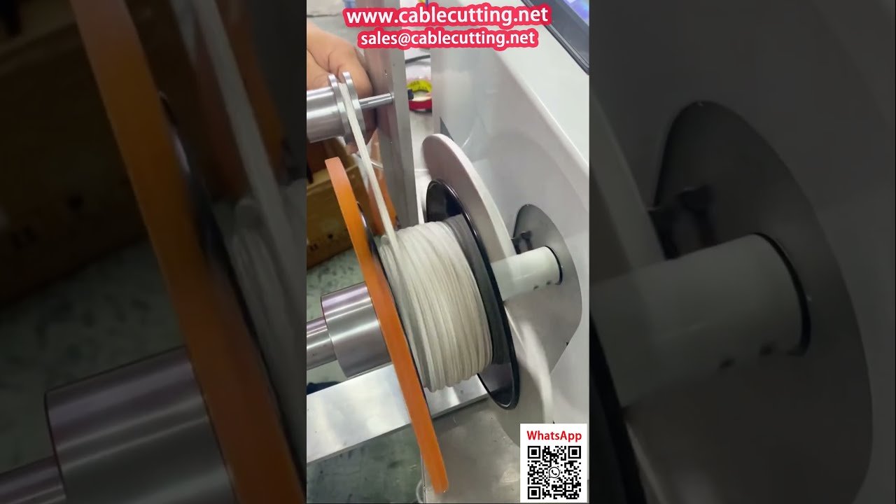 Avvolgitrice Automatica di Precisione per Corde e Cinghie – Allineamento Perfetto