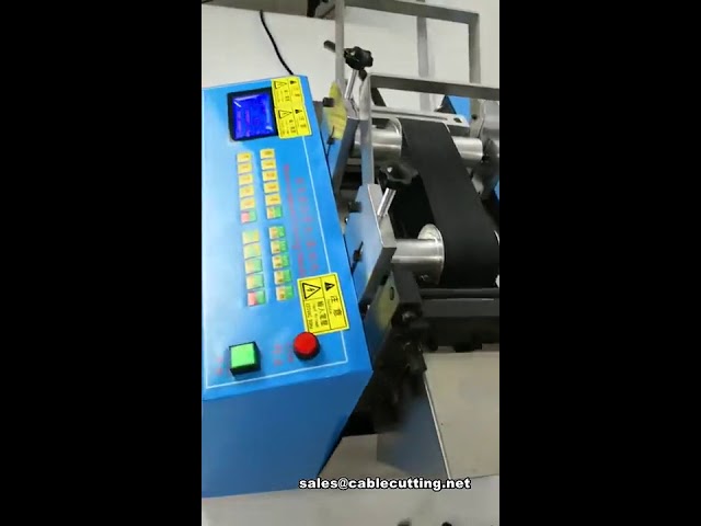 Macchina automatica per taglio tubi rigidi e flessibili in PVC