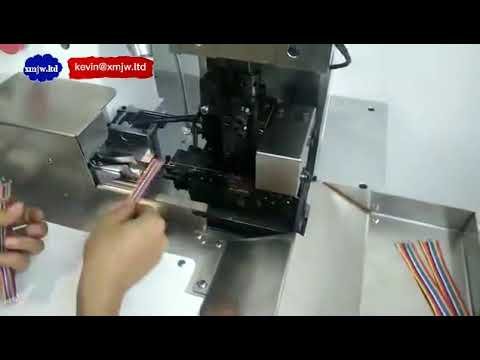 Macchina automatica per crimpatura cavi a nastro e multi-filo piatto