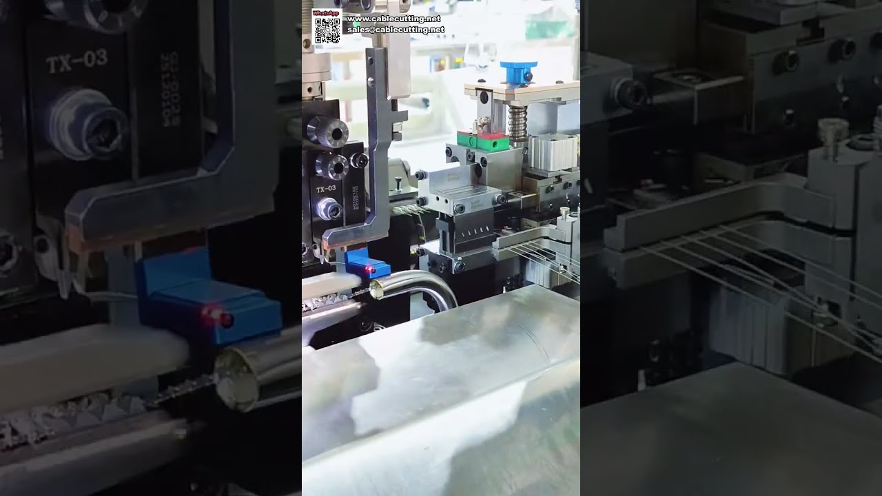 Crimpatrice Automatica a Doppia Testa per 5 Fili: Lavorazione Sincrona Multifilo