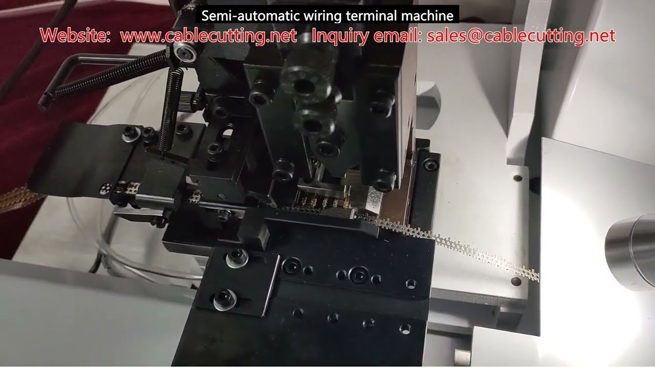 Macchina semi-automatica per terminali cablaggio | Alta efficienza