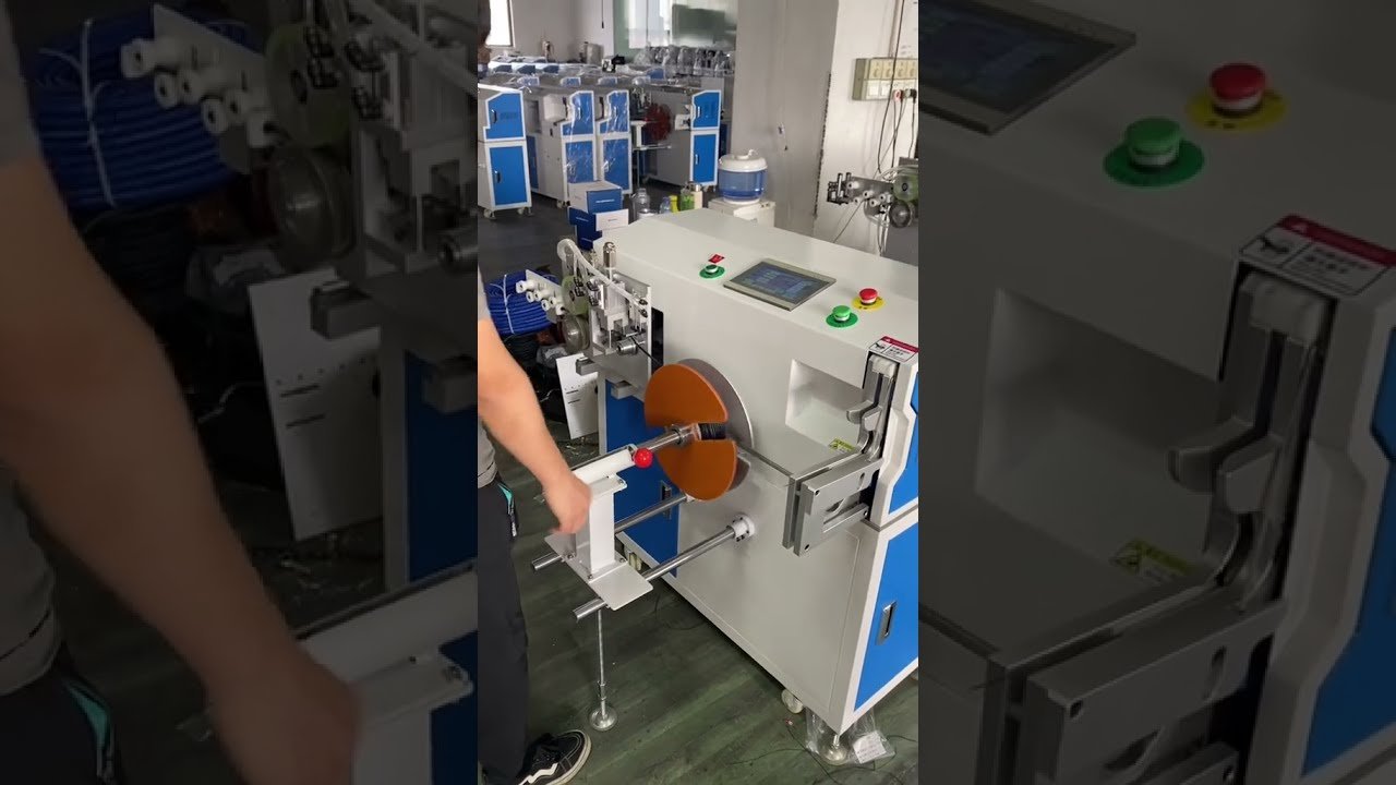 Macchina Avvolgitrice Potente e Versatile: Misurazione Precisa, Ordinamento Pulito e Legatura Veloce