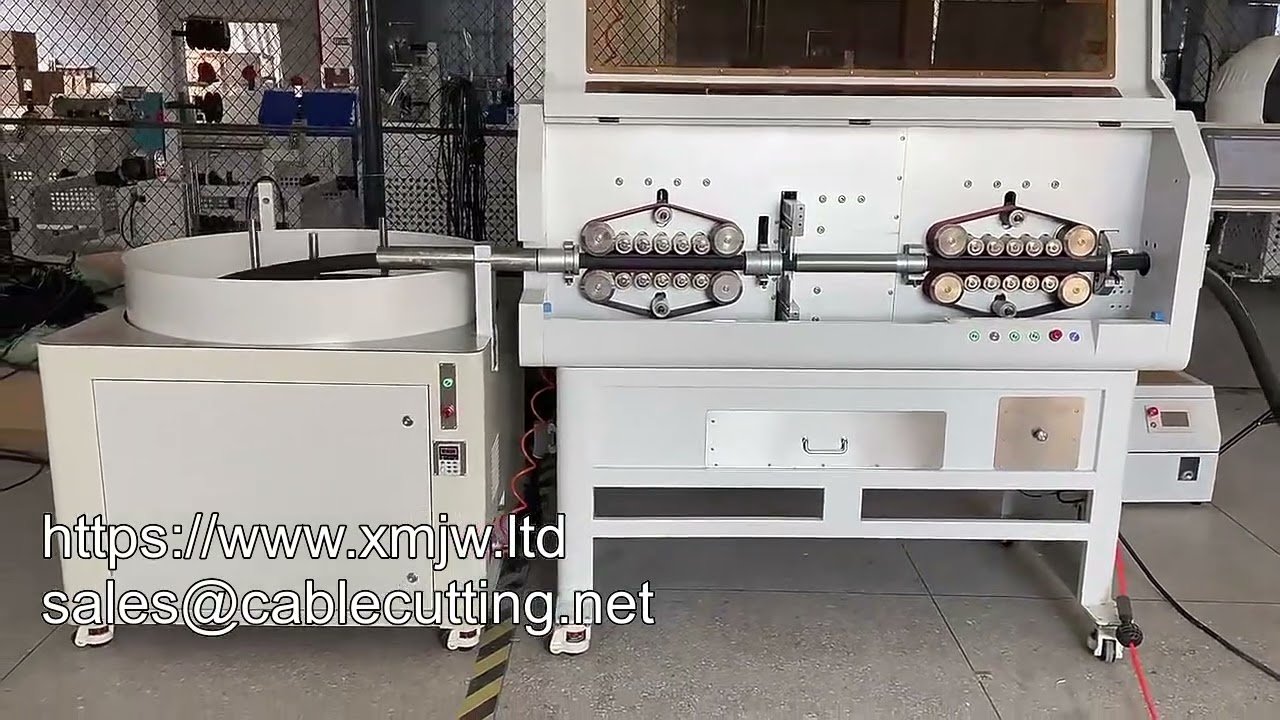 Alimentatore automatico per bobina cavi grandi (150mm²) per macchina taglia e spelafili
