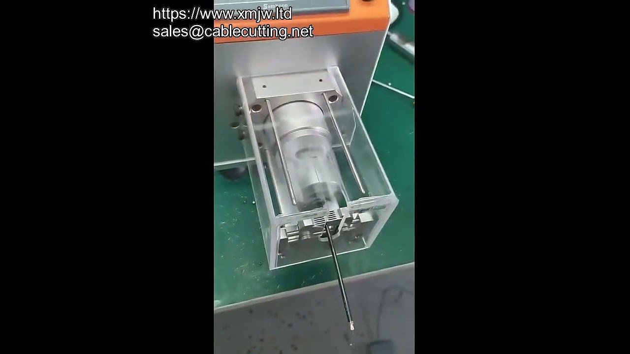 Macchina spelacavi semi-automatica per cavi coassiali - Alta precisione per cavi elettrici per nuove energie