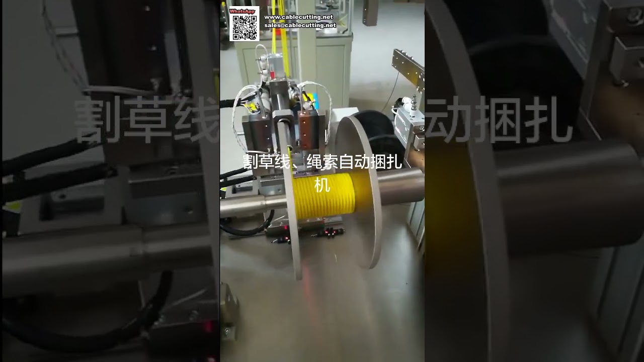Macchina Automatica per Imballaggio di Filo per Decespugliatori e Corde: Alta Efficienza
