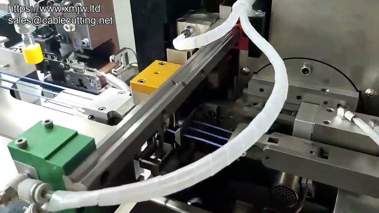Macchina Automatica per Inserimento Gusci Spina, Crimpatura Terminali e Stagnatura Fili