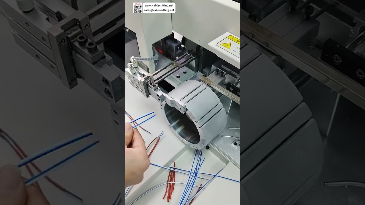 Máquina de Inserção de Tubo para Impressão de Fita Colorida com Alinhamento Perfeito de Cabo Paralelo de 70mm