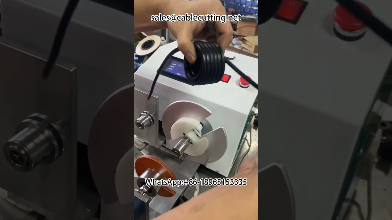 Macchina per avvolgimento a fila singola: tecnologia Stay Ahead Stay Tail per cablaggi industriali