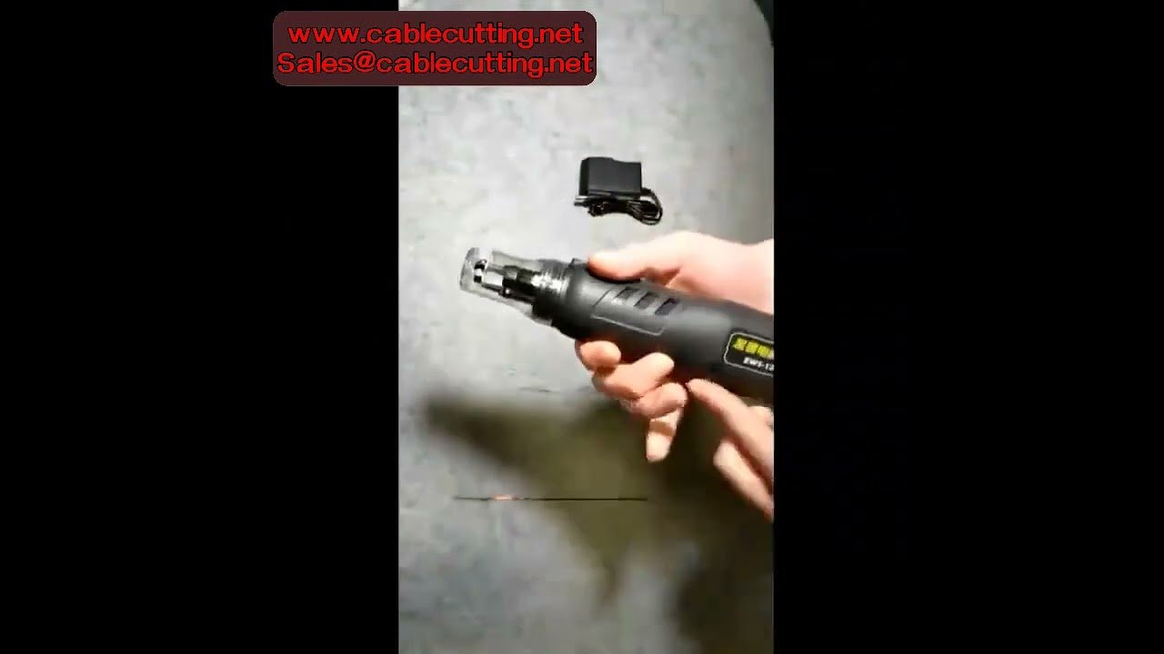 Spelacavi Elettrico Portatile per Cavi di Rame – Macchina per Stripping Rottami