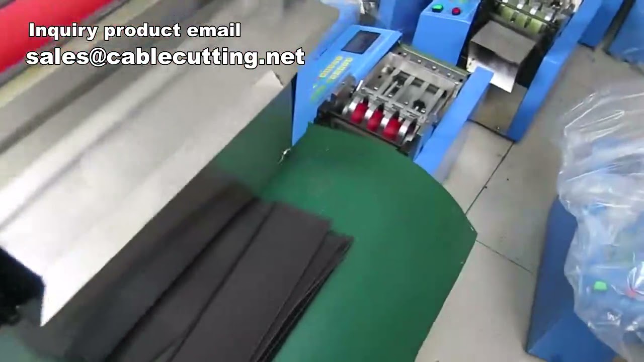 Macchina per taglio tubi corrugati in plastica | Taglio automatico per protezione cablaggi