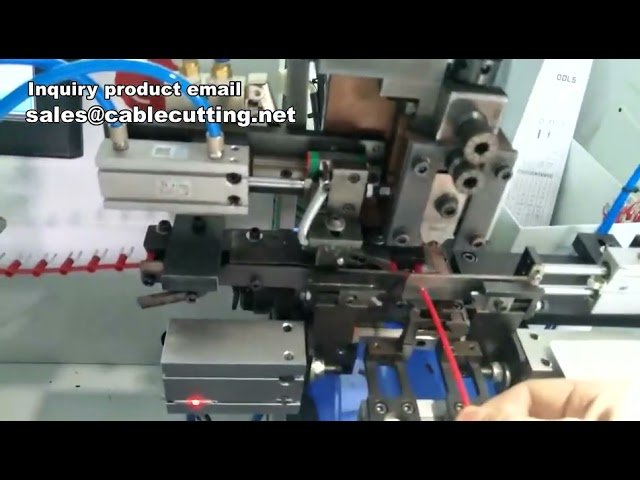 Macchina Automatica Taglio, Spelatura e Crimpatura per Terminali | Automazione Industriale