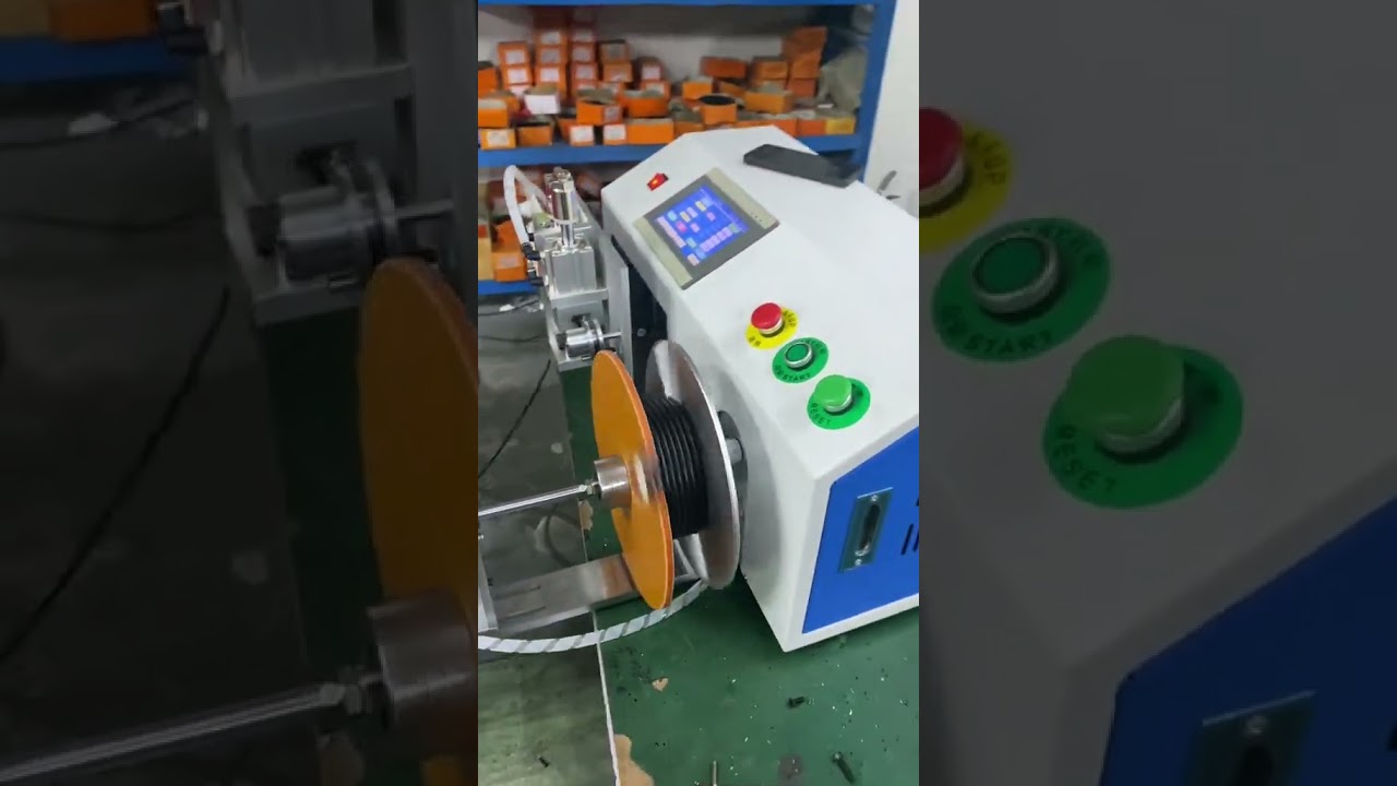 Avvolgitore Automatico per Filo: Metraggio Preciso e Avvolgimento Ordinato su Bobine, Rulli Cavi o Stampo Personalizzato