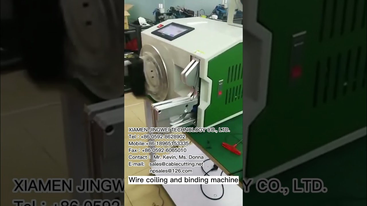 Avvolgitrice e Legatrice Automatica per Cavi