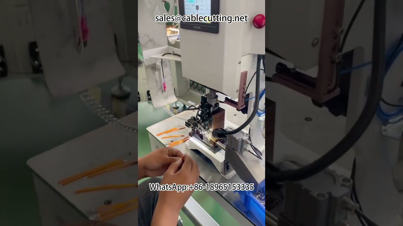Macchina automatica per crimpatura terminali con allarme filo – Self Service